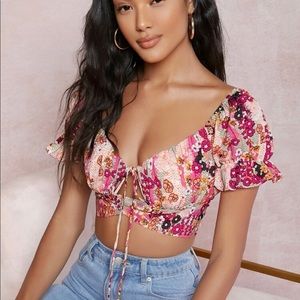 Floral Crop Top